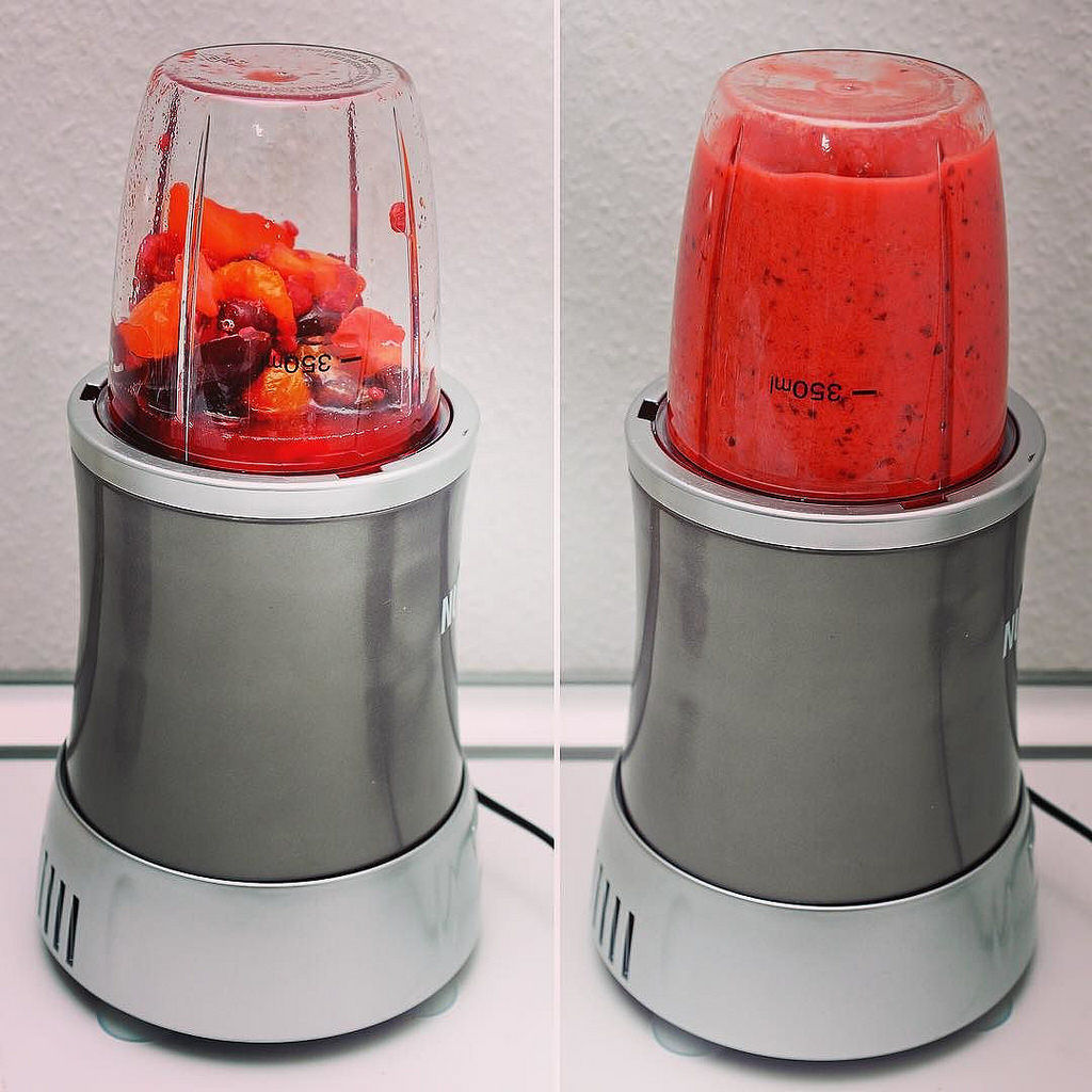 Say hello to my new Smoothie Machine! ????? #healthy #smoothie #breakfast #happy #fruitsalad #fruitsmoothie