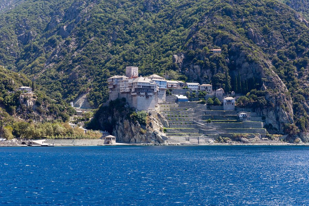 St Denys Monastery on Athos, Greece