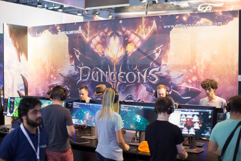 Stand von Dungeons bei der Gamescom 2017