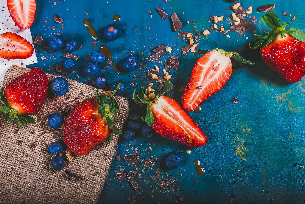Strawberries And Blueberries (Flip 2019) - Creative Commons Bilder