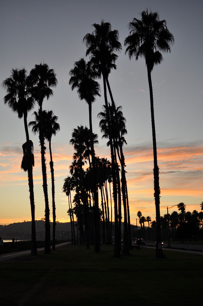 Sunset in Santa Barbara / Sonnenuntergang in Santa Barbara