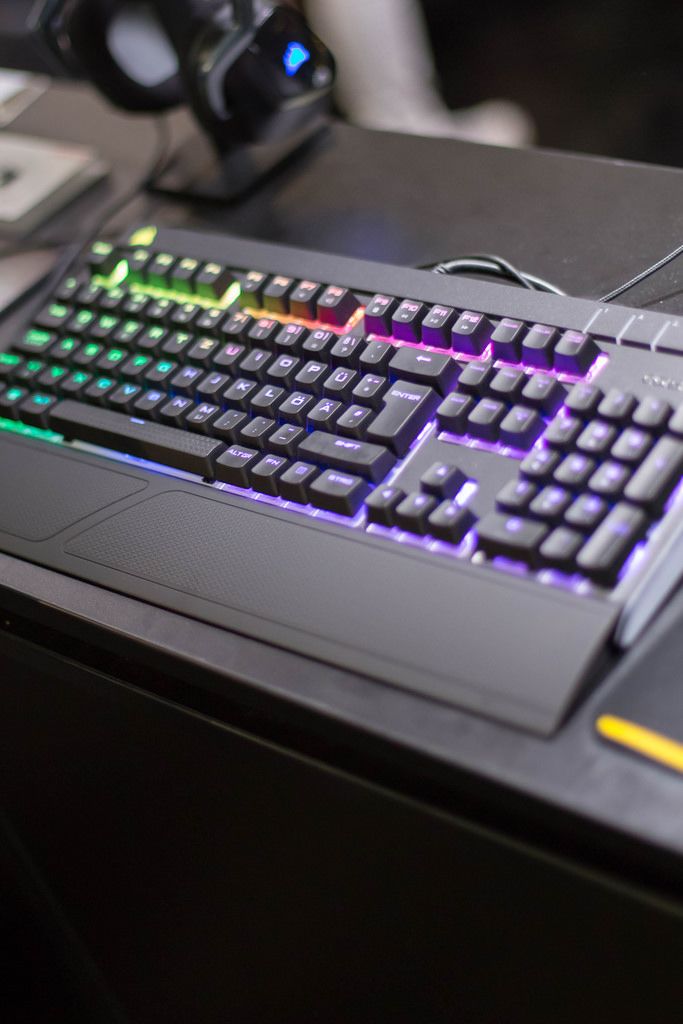 Tastatur von Corsair bei der Gamescom 2017