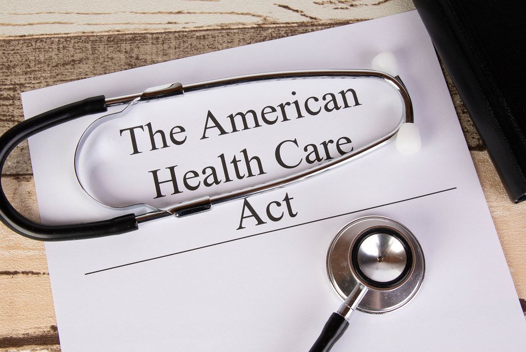 The American Health Care Act with stethoscope