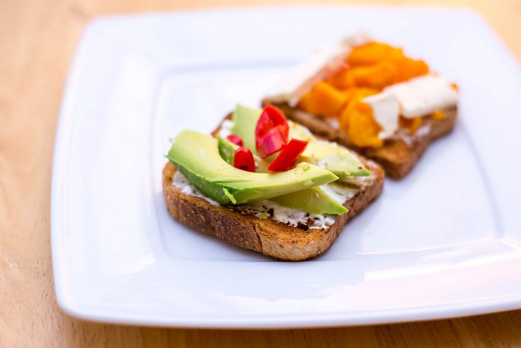 Toast with Avocado and Chili