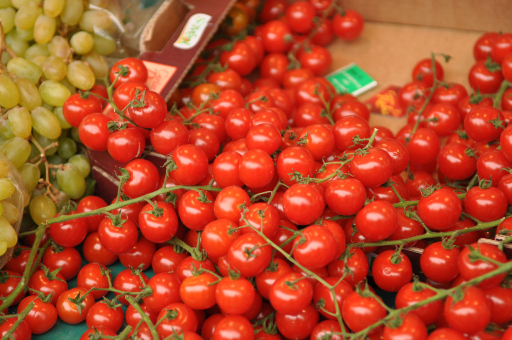 Tomaten auf einem Pariser Markt