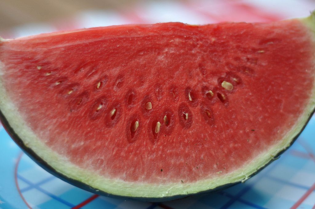 Verdorbene Wassermelone