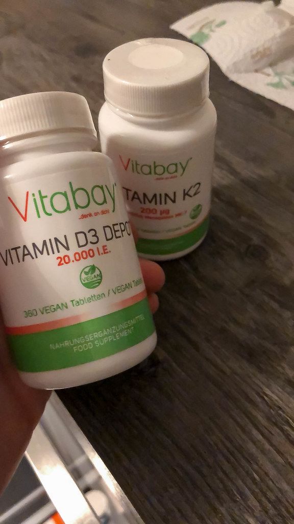Vitamin D3 Depot 20.000 I.E. und Vitamin K2 von Vitabay: gesund bleiben und sich schützen