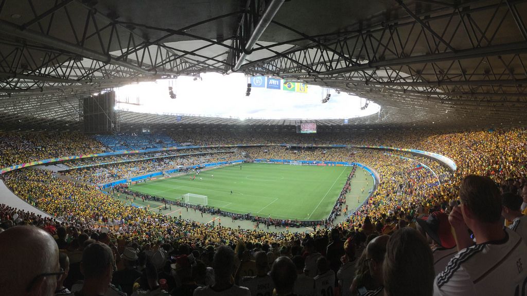 Volles Maracanã-Stadion - Fußball-WM 2014, Brasilien
