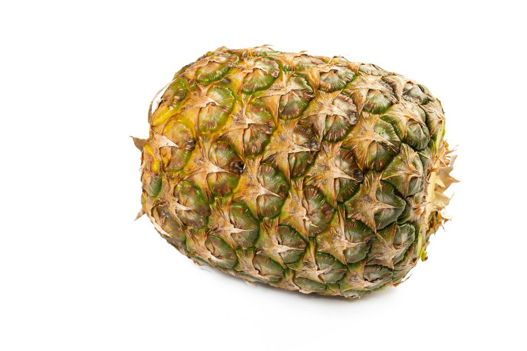 Whole Pineapple isolated on the white background