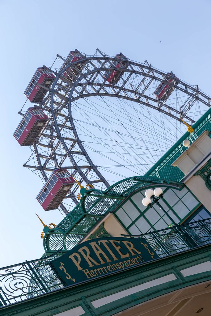 Wiener Riesenrad Ferris wheel at Prater amusement park