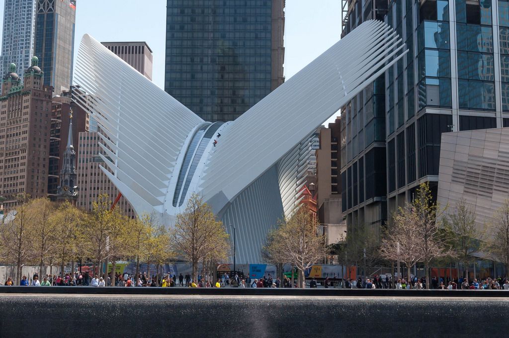 World Trade Center Transportation Hub in New York City, USA