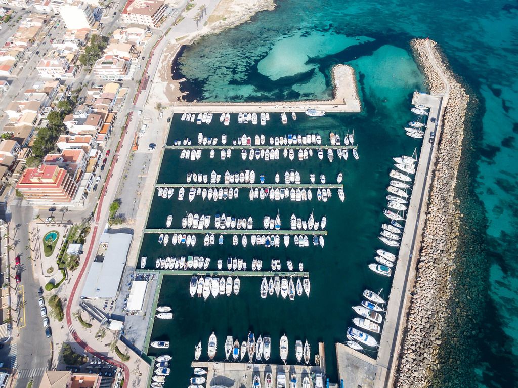 Yacht-Hafen auf Mallorca