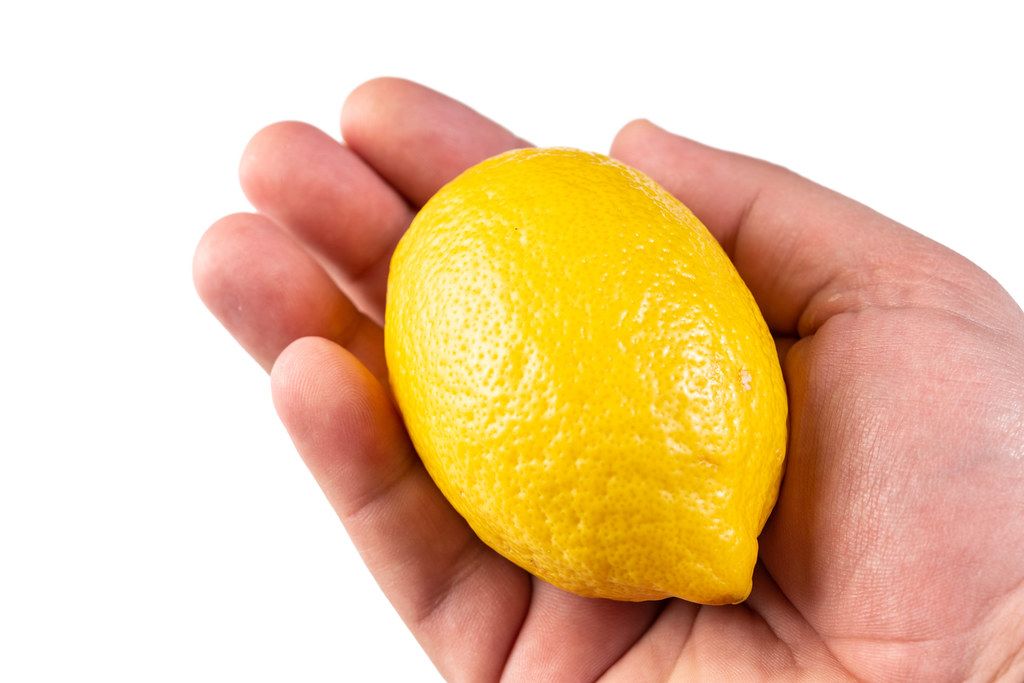 Yellow Lemon in the hand (Flip 2019)
