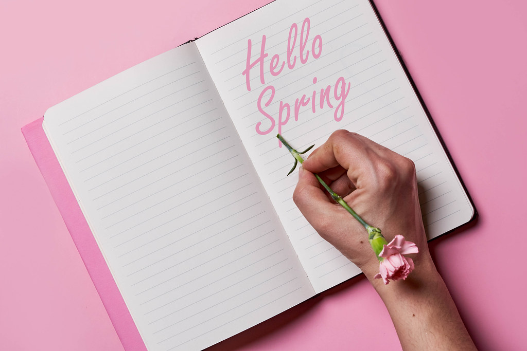 16. Hand writing on notepad text - Hello spring.jpg