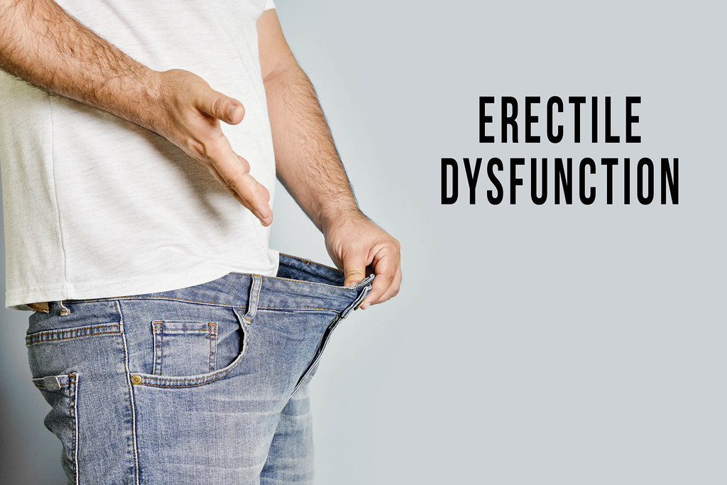 A man with erectile dysfunction - sexual problem
