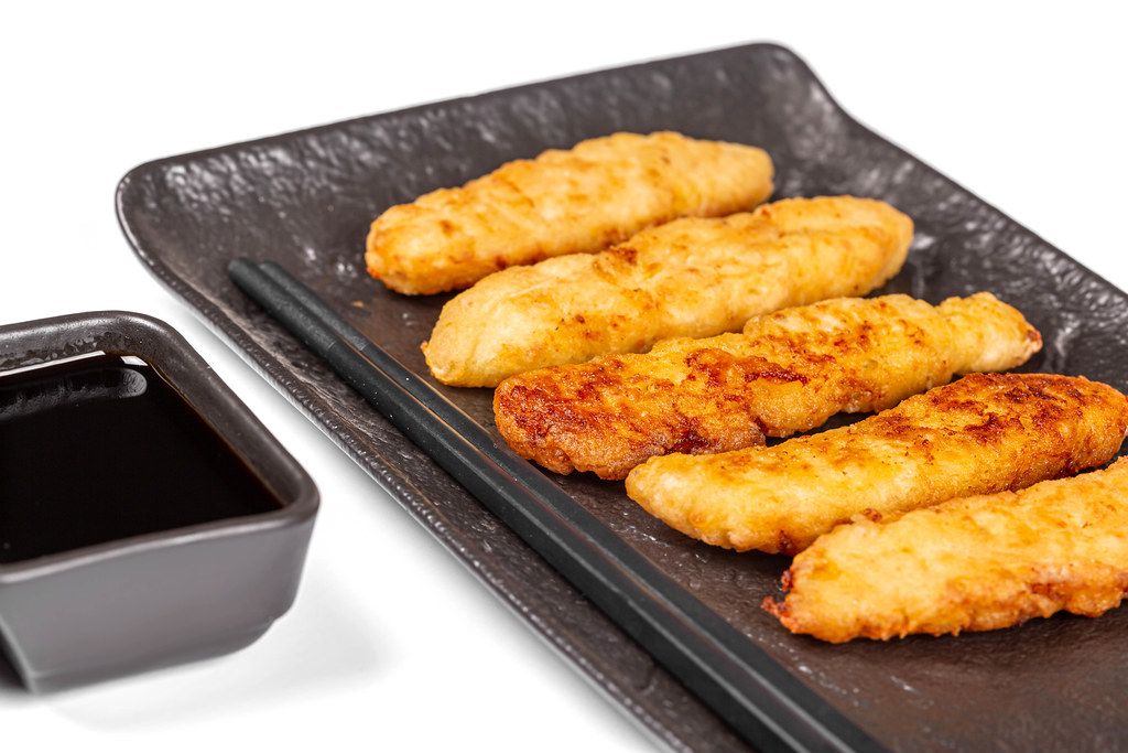 Delicious fish appetizer in a crunchy batter