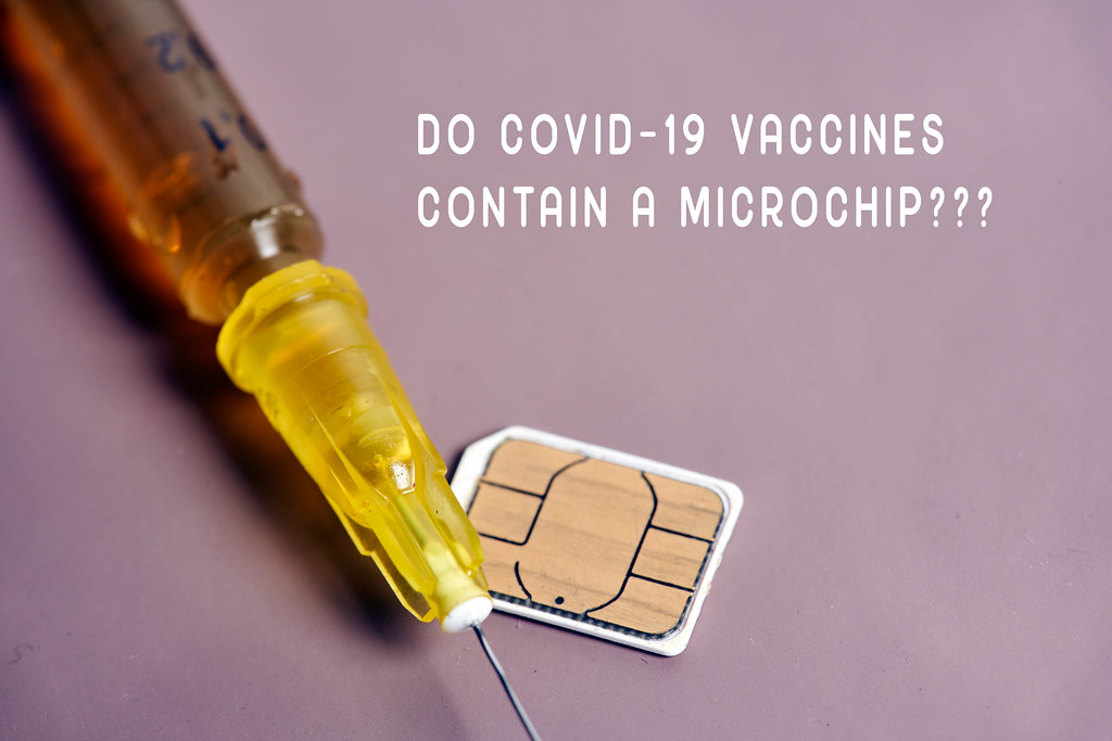 Do COVID-19 vaccines contain a microchip?
