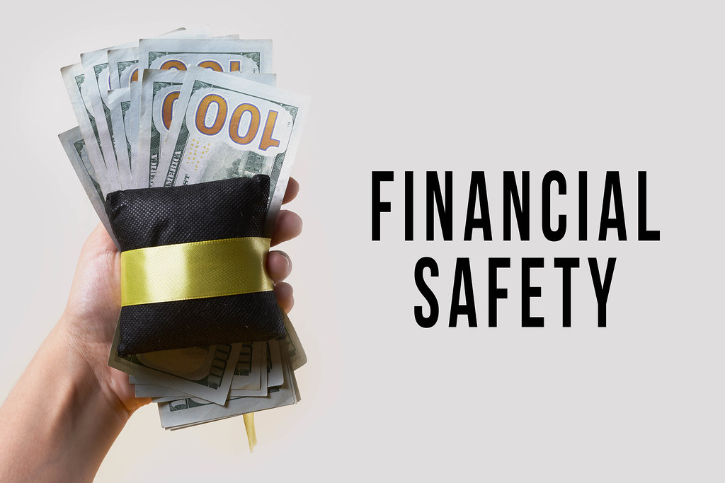 Financial safety, Safety bag for money concepts