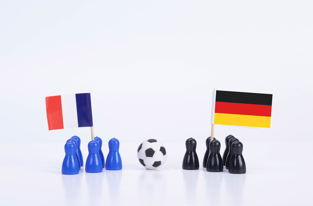 Football match France Vs. Germany