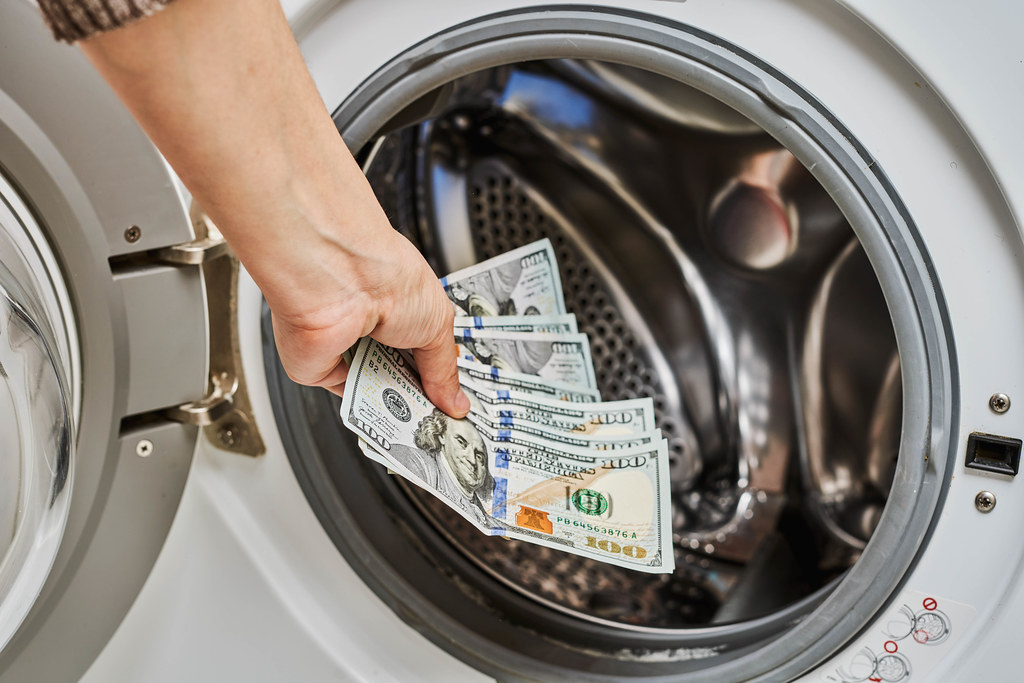 Money laundering concept