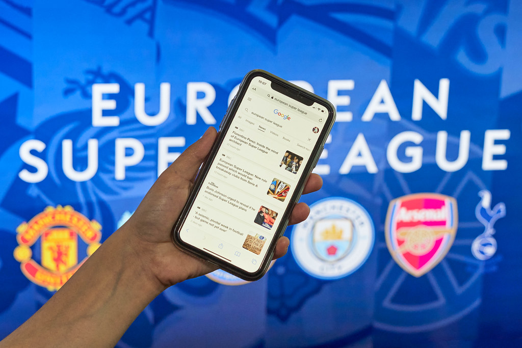 Monitoring last news about European super league banner