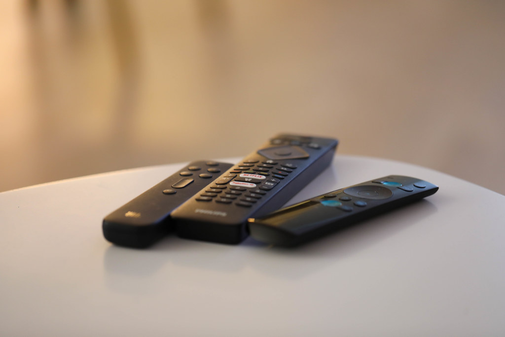 Remote Controls On Table