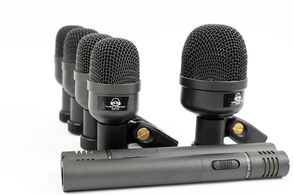 Set of Microphones for Drums