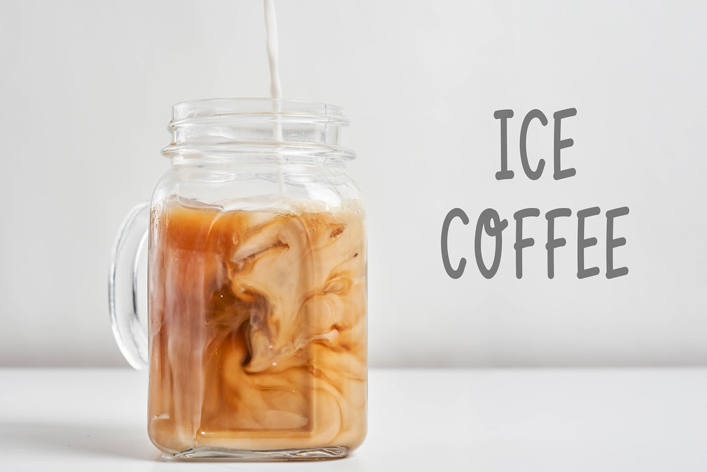 Sweet summer drink - ice coffee