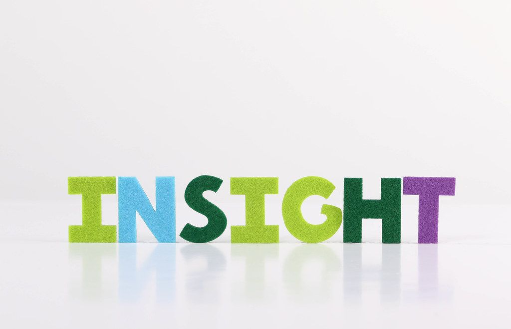The word Insight on white background