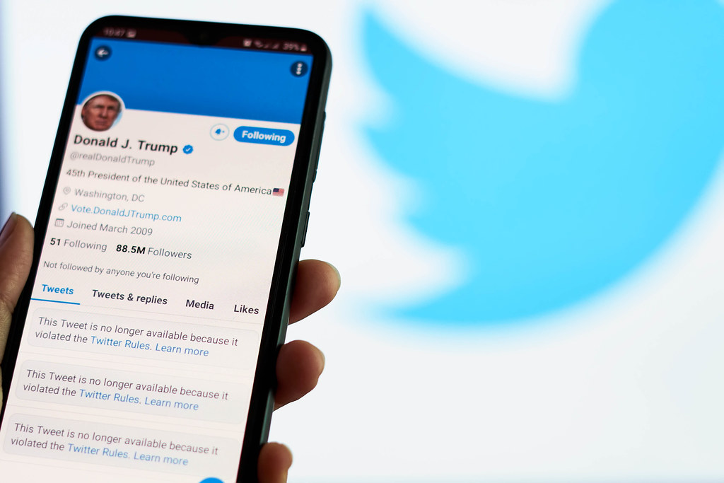 Twitter bans Trump's account, citing risk of further violence