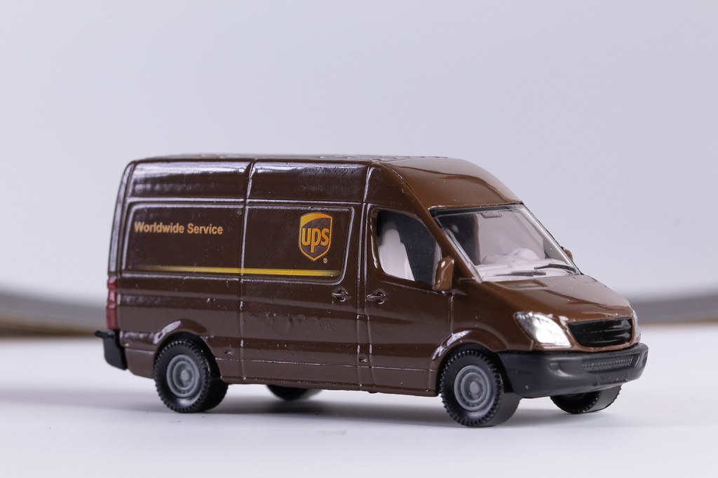 UPS sign Delivery Truck