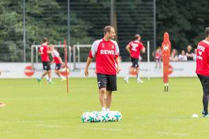 1. FC Köln Spieler Matthias Lehmann beim Training