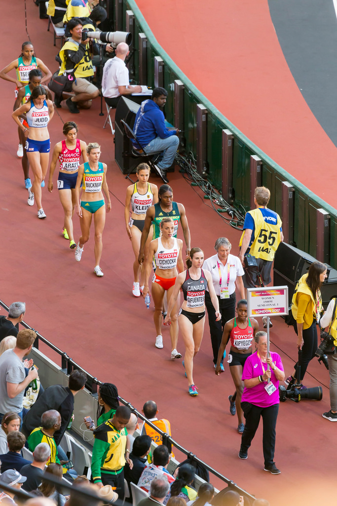 1500m Lauf der Frauen: Halbfinale