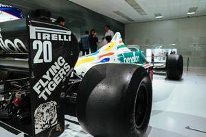1983 – Benetton BMW Formel 1 Auto ausgestellt im BMW Museum München