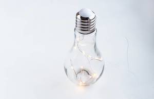 A bulb with lights inside