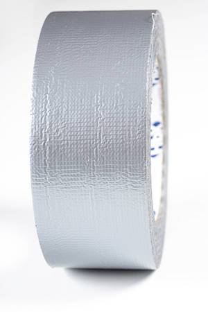 A roll of gray adhesive tape close-up (Flip 2019)