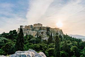 Acropolis citadel above the green park (Flip 2019)