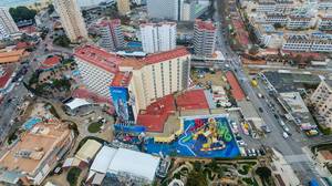 Aerial photo of hotel Sol Katmandu Park & Resort in Magaluf, Mallorca