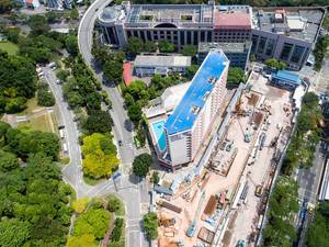 Aerial Photography of Fort Canning Lodge (Hotel)