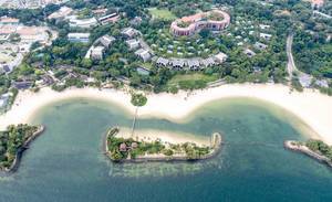 Aerial Photography of Palawan Beach