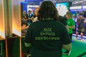 Age of Empires Developer printed on a shirt