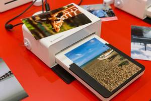 AGFA Photo Fotodrucker Realipix Moment mit Dye Sublimation Technologie für Apple und Android