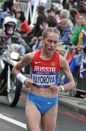 Albina Mayorova bei den London Olympics 2012