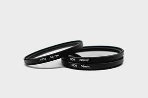 Another shot of Neutral Density filters on white background