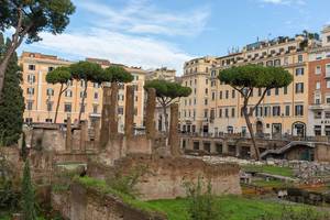 Antique ruins in Rome - Largo di Torre Argentina