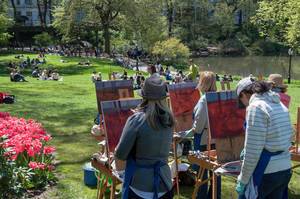 Artists in Central Park New York