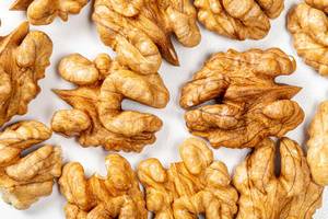 Background from halves of walnut kernels (Flip 2020)