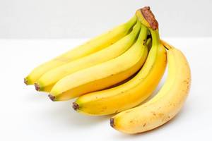 Bananas on a White Background