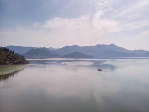 Beautiful scenic view of Skadar lake in Montenegro (Flip 2019)