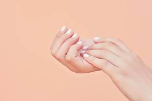 Beauty elegant female hands with manicure (Flip 2020)